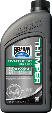 Bel-Ray Thumper® Racing Works синтетическое эстеровое масло 4T 10W-50 1L