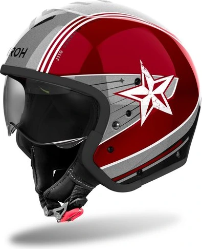 Airoh Helmet J 110 Command Burgundy Gloss, XXL