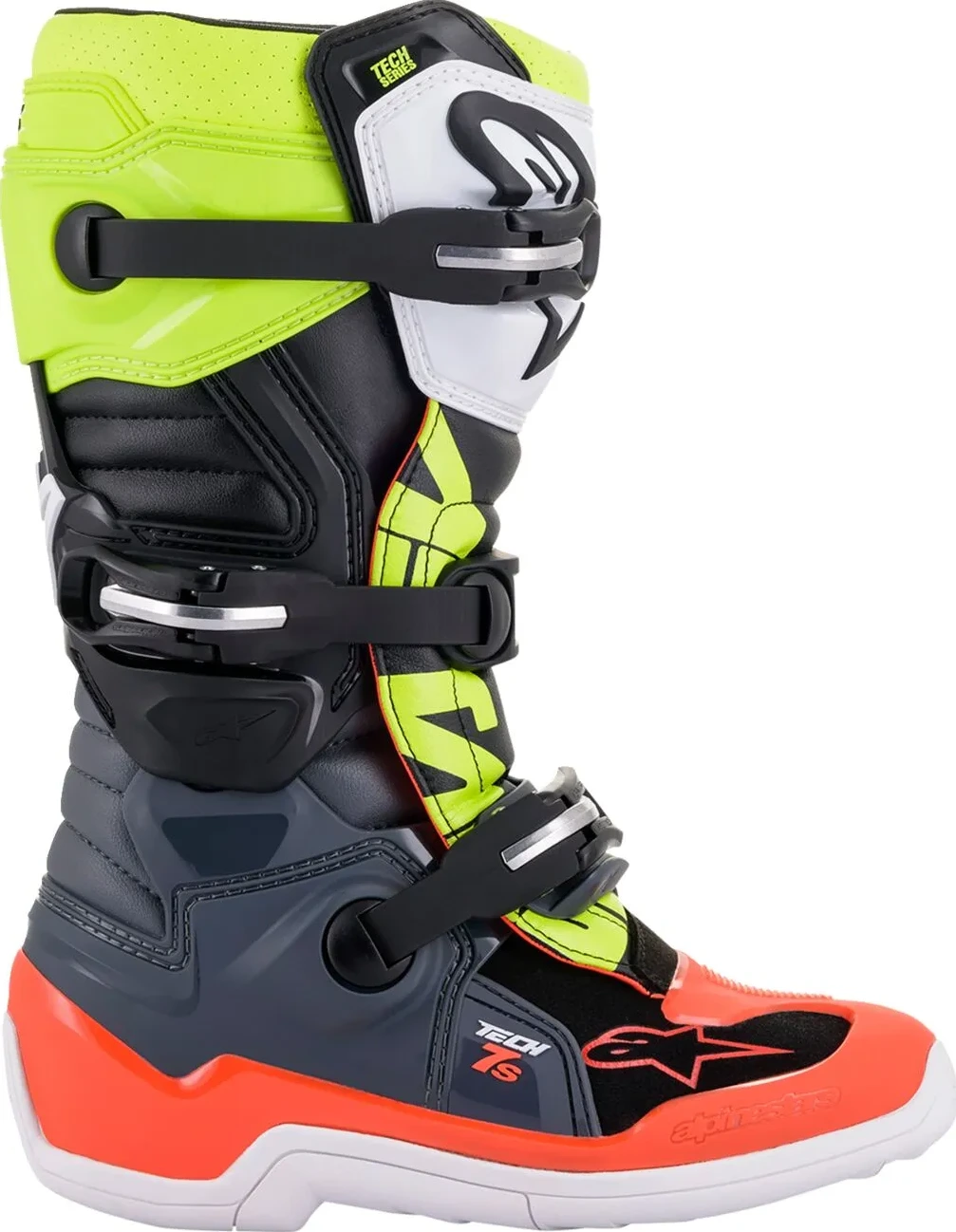 BOOT TECH7S GY/RD/YL 2