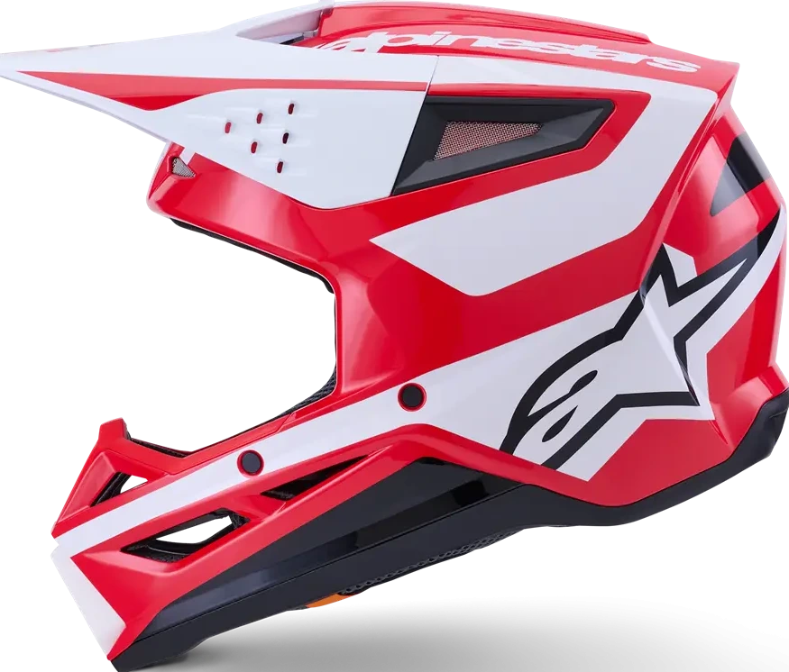 HELMET SM3 HEAT RED/WH/BLK XS