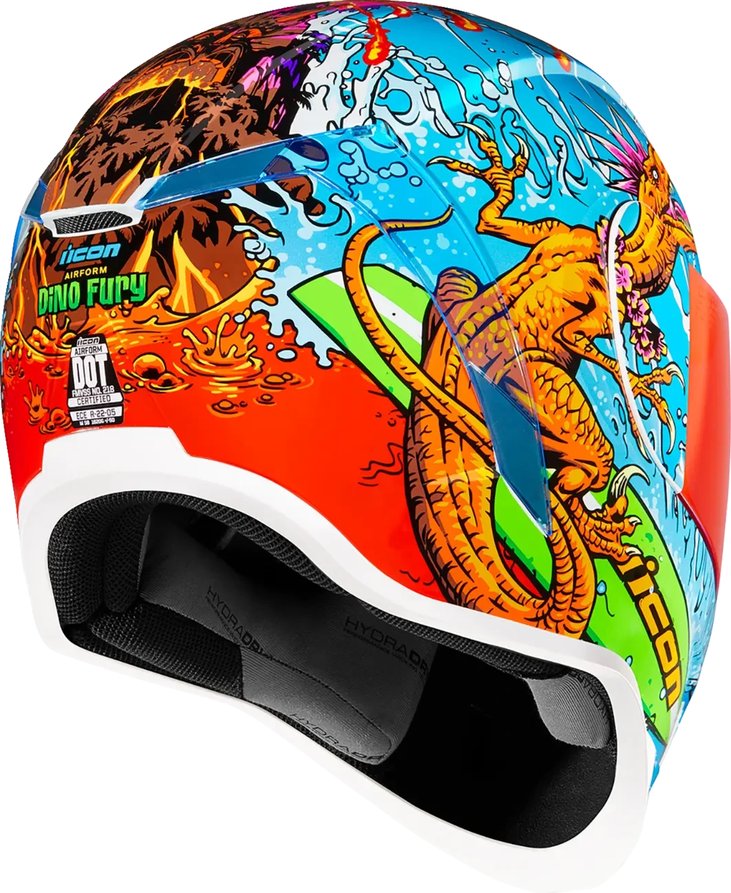 HELMET AIRFORM DINO FURY BLUE SM