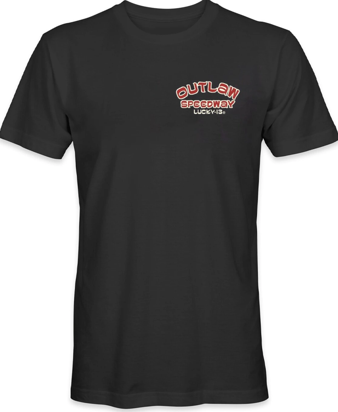 Lucky 13 Outlaw Speedway t-shirt, Black, S