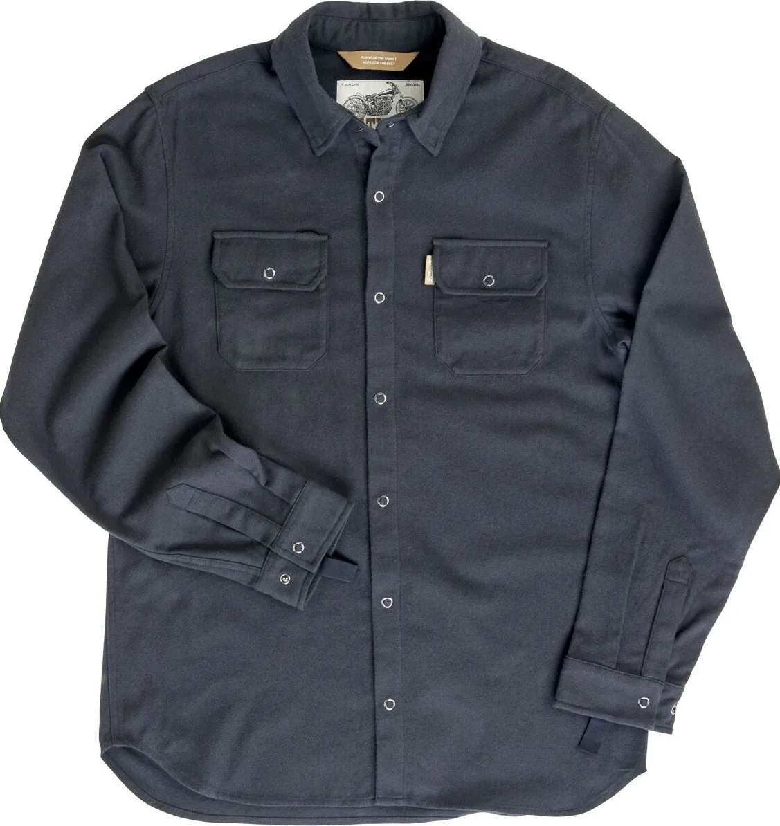 SHIRT FLANNEL HI TEST BLACK XS