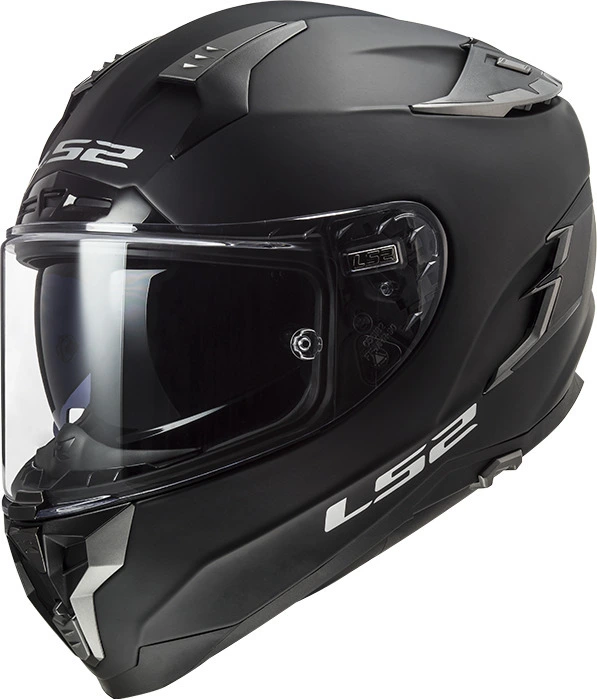 LS2 FF327 CHALLENGER solid helmet - M, Matt Black