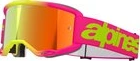 Alpinestars Goggle Vision 5 WORDMARK PINK FLUO YELLOW Mirror