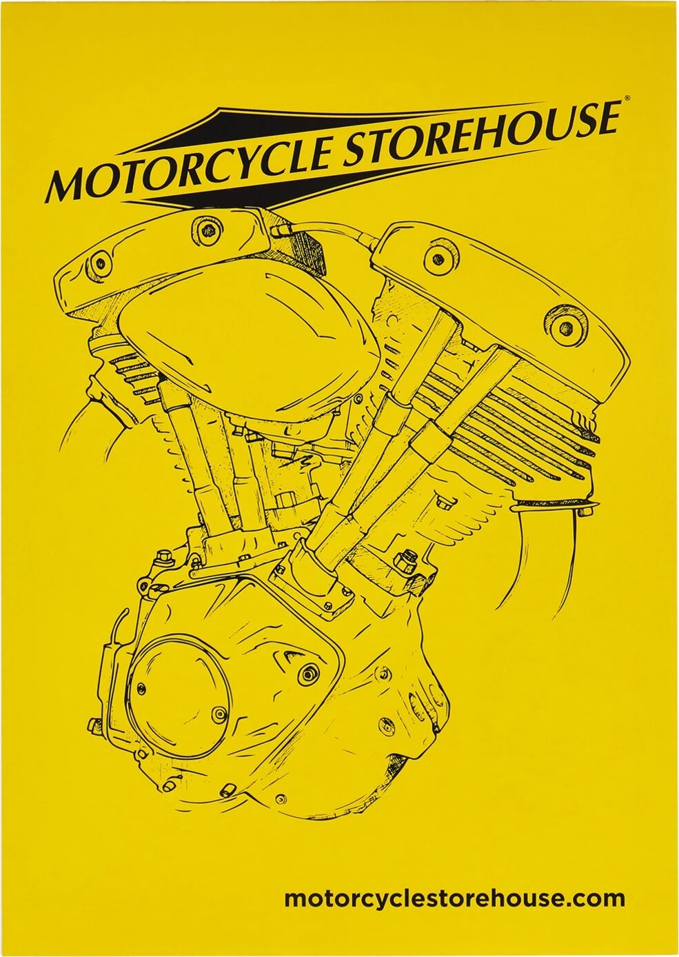 Motorcycle storehouse, Notepad A4