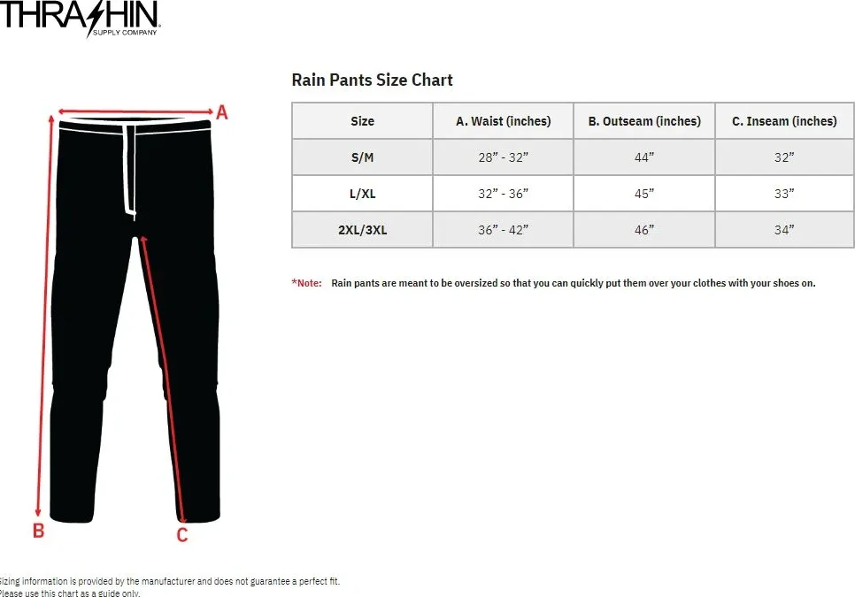 PANT MISSION RAIN SM/MD