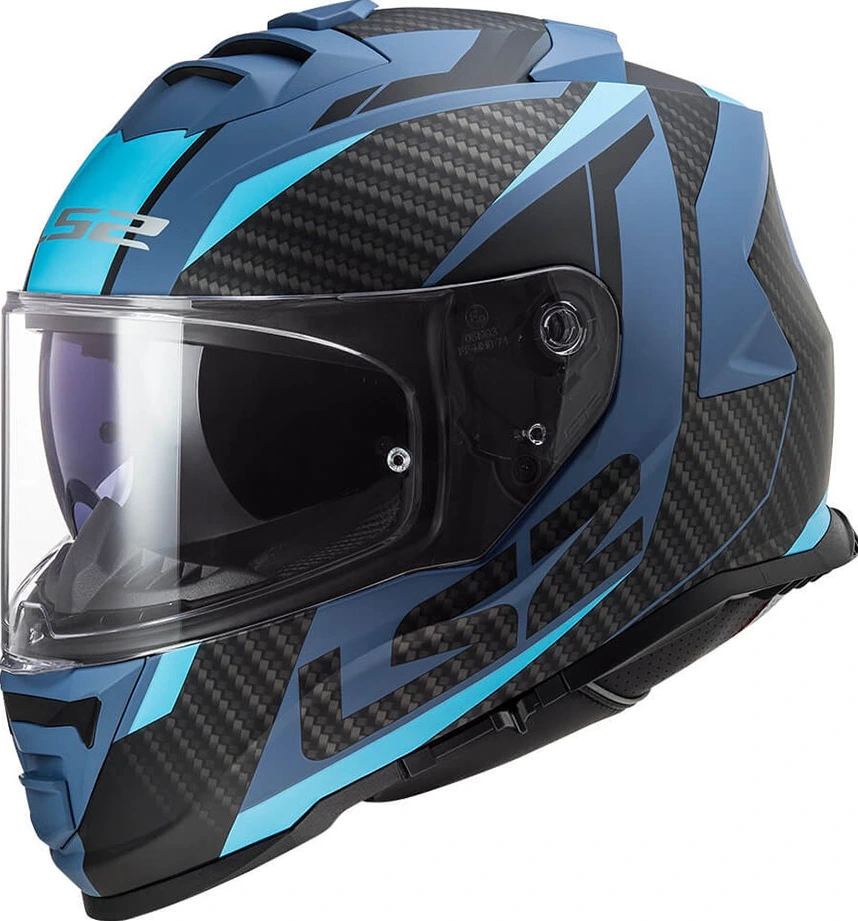 LS2 FF800 STORM II RACER helmet - Matt Blue, 2XL