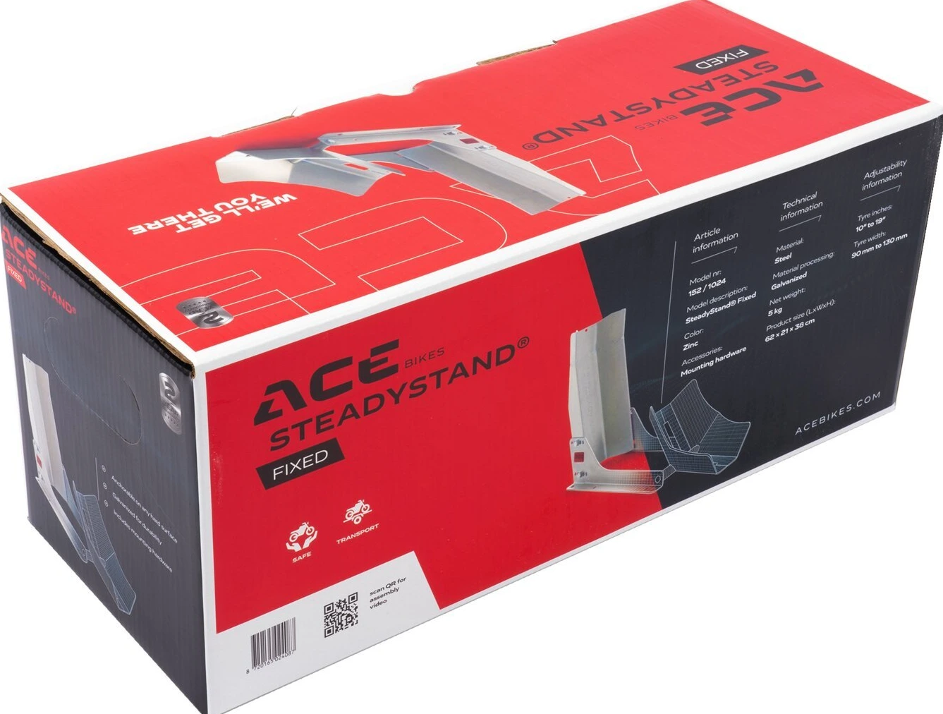 AceBikes, SteadyStand® Fixed, Черный