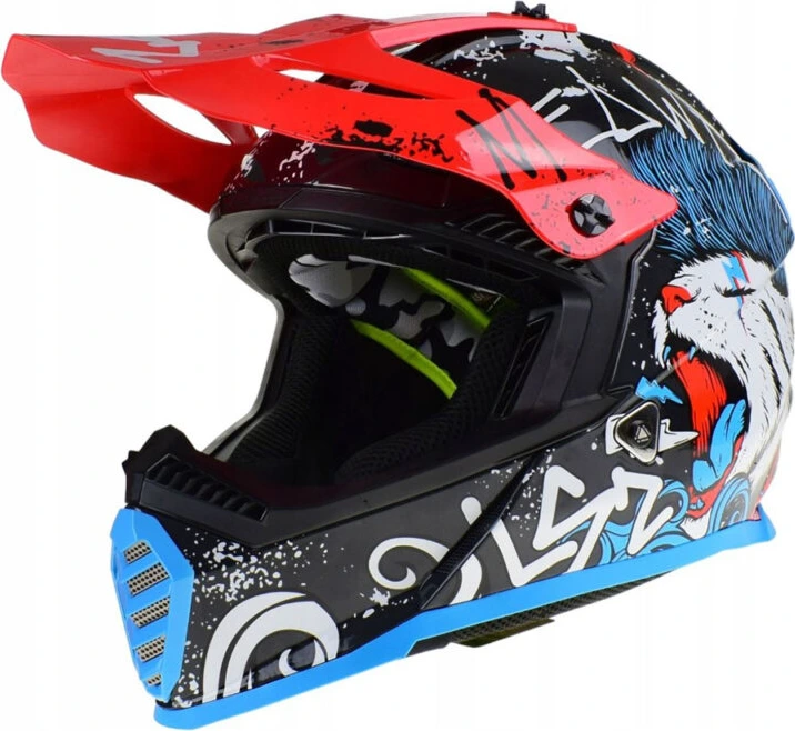 LS2 MX437 FAST II MINI STARMAW helmet - Black, S
