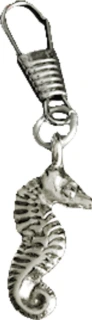 Seahorse zipper pull