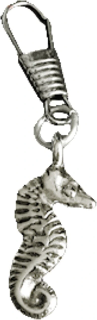 Seahorse zipper pull