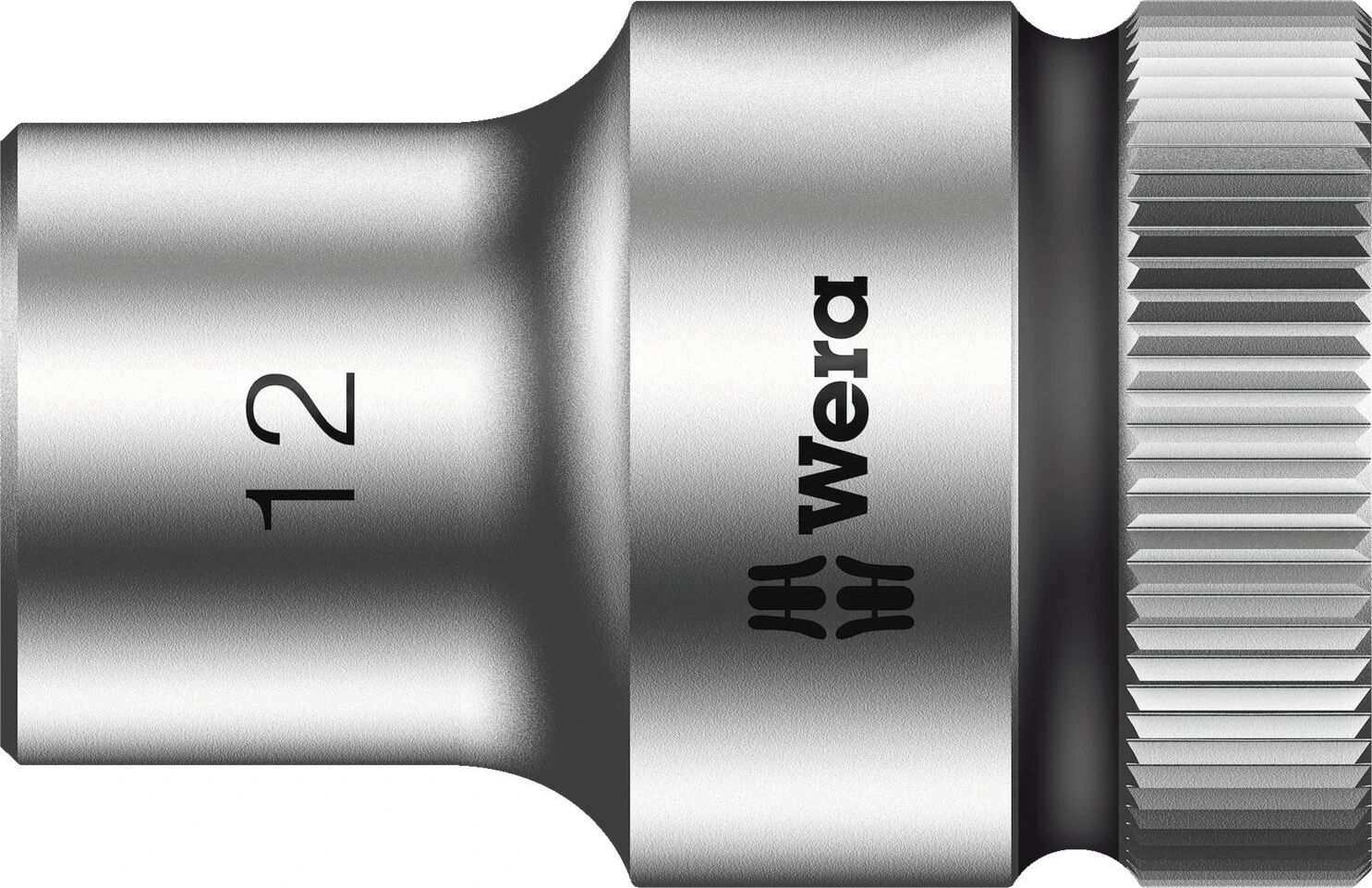 Wera Zyklop 1/2" socket - Metric 12.0, 12 mm, Chrome