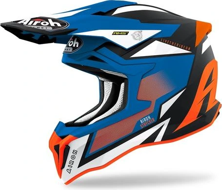 Airoh Helmet Strycker Axe orange/blue matt L