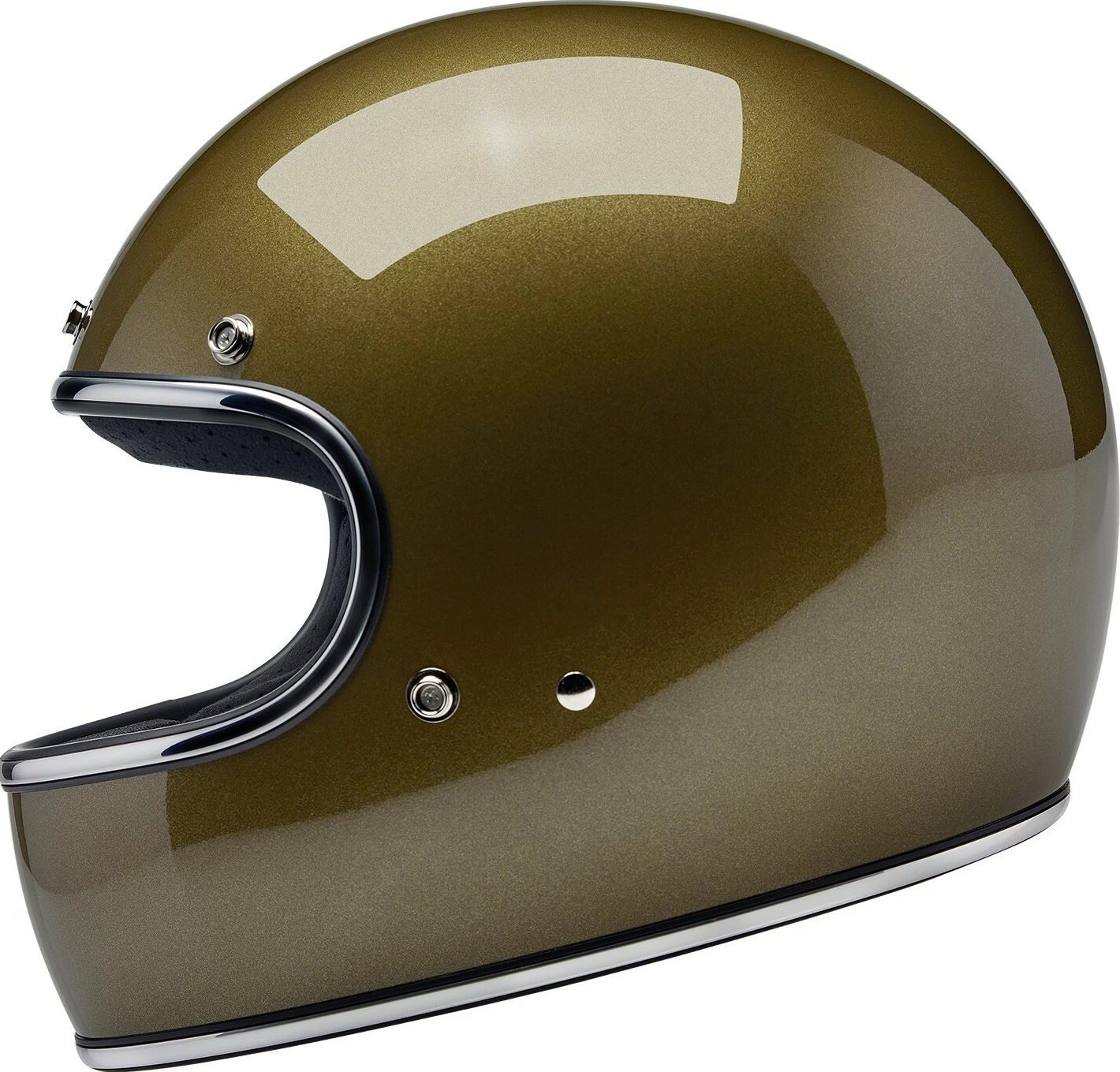 Biltwell Gringo helmet, ugly Gold, Gold, XS, Metallic