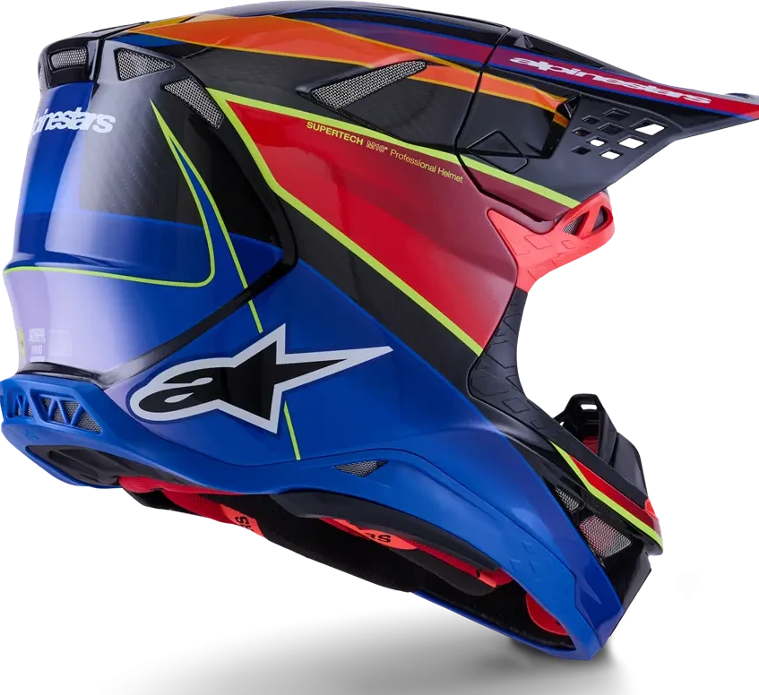 HELMET S-M10 ERA BLUE/RED/YL L