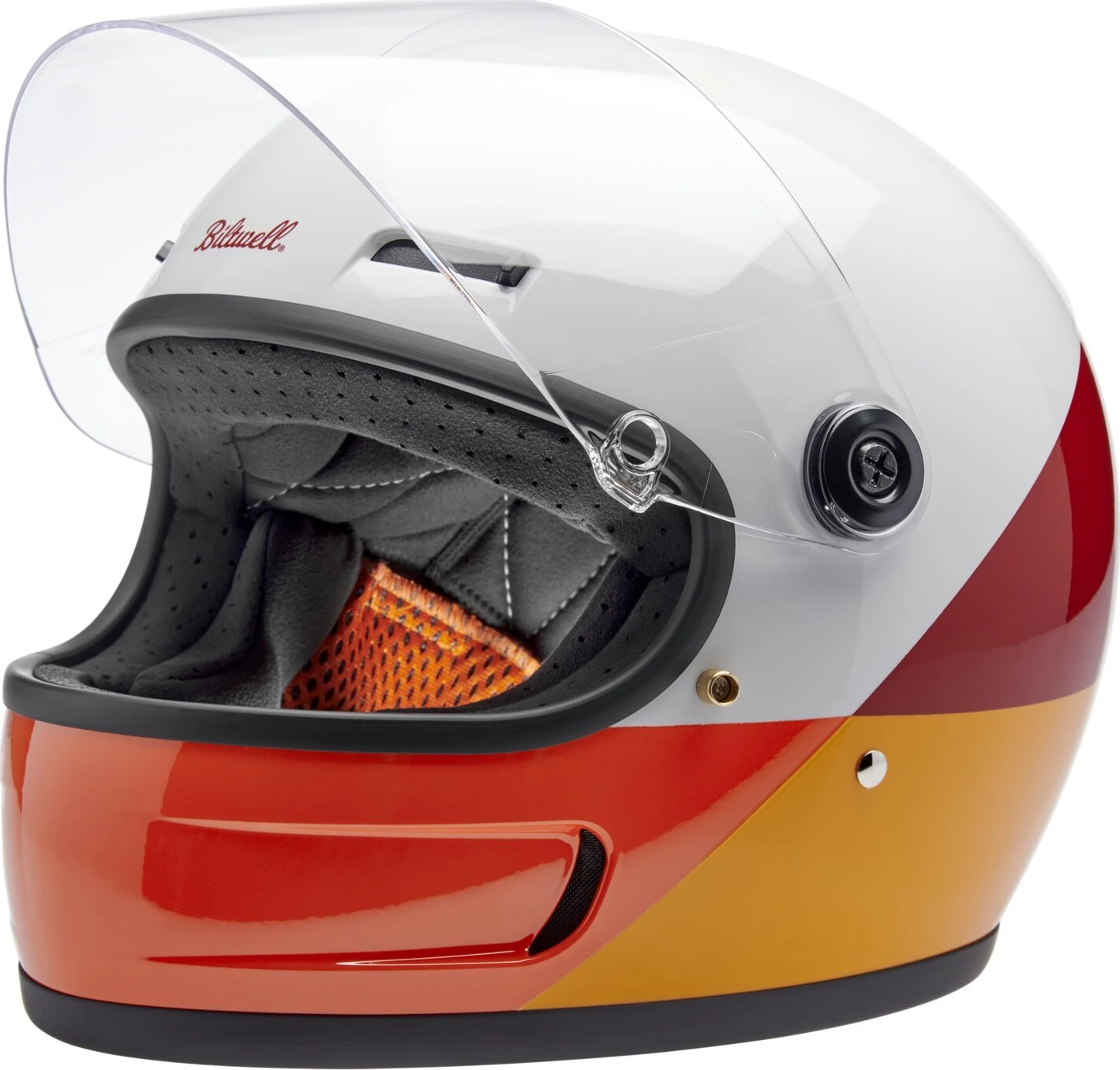 Biltwell Gringo SV helmet Intersection Warm, White, XS, Graphic