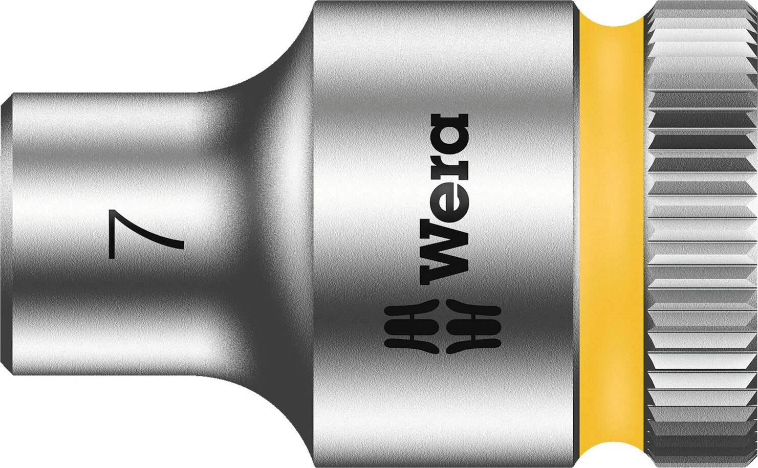 Wera Zyklop 3/8" socket - Metric 7.0, 7 mm, Chrome