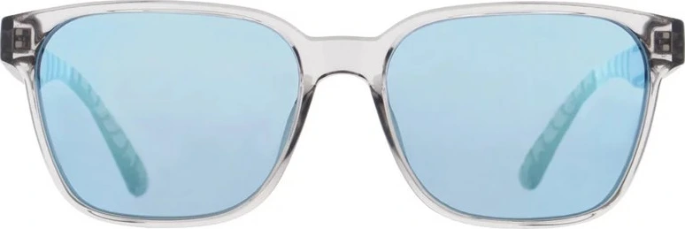 Spect Red Bull Eliot Sunglasses Shiny X'tal Grey w Blue Grey Mirror lens