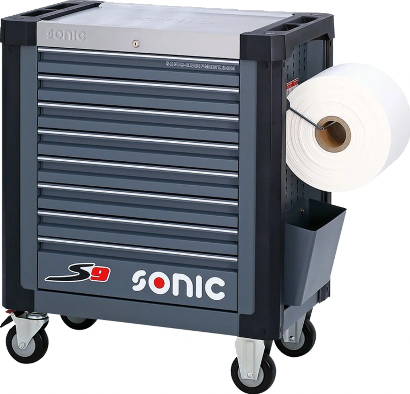Sonic, Toolbox metric motorcycle. 349 piece, Black, 859 mm