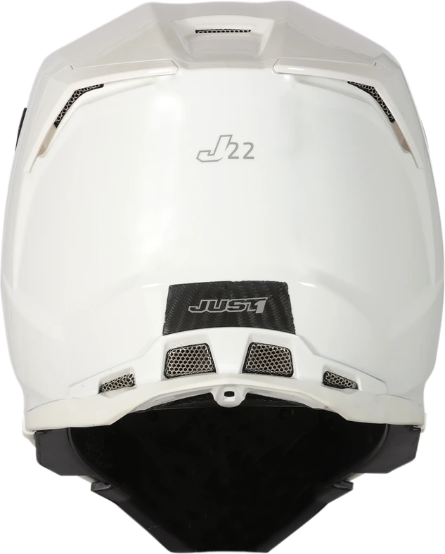 Just1 Helmet J-22 F Solid White Gloss, M