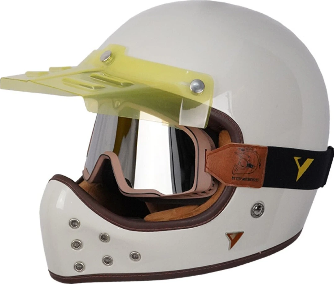 By City The Rock helmet, White, bone White, M, Gloss