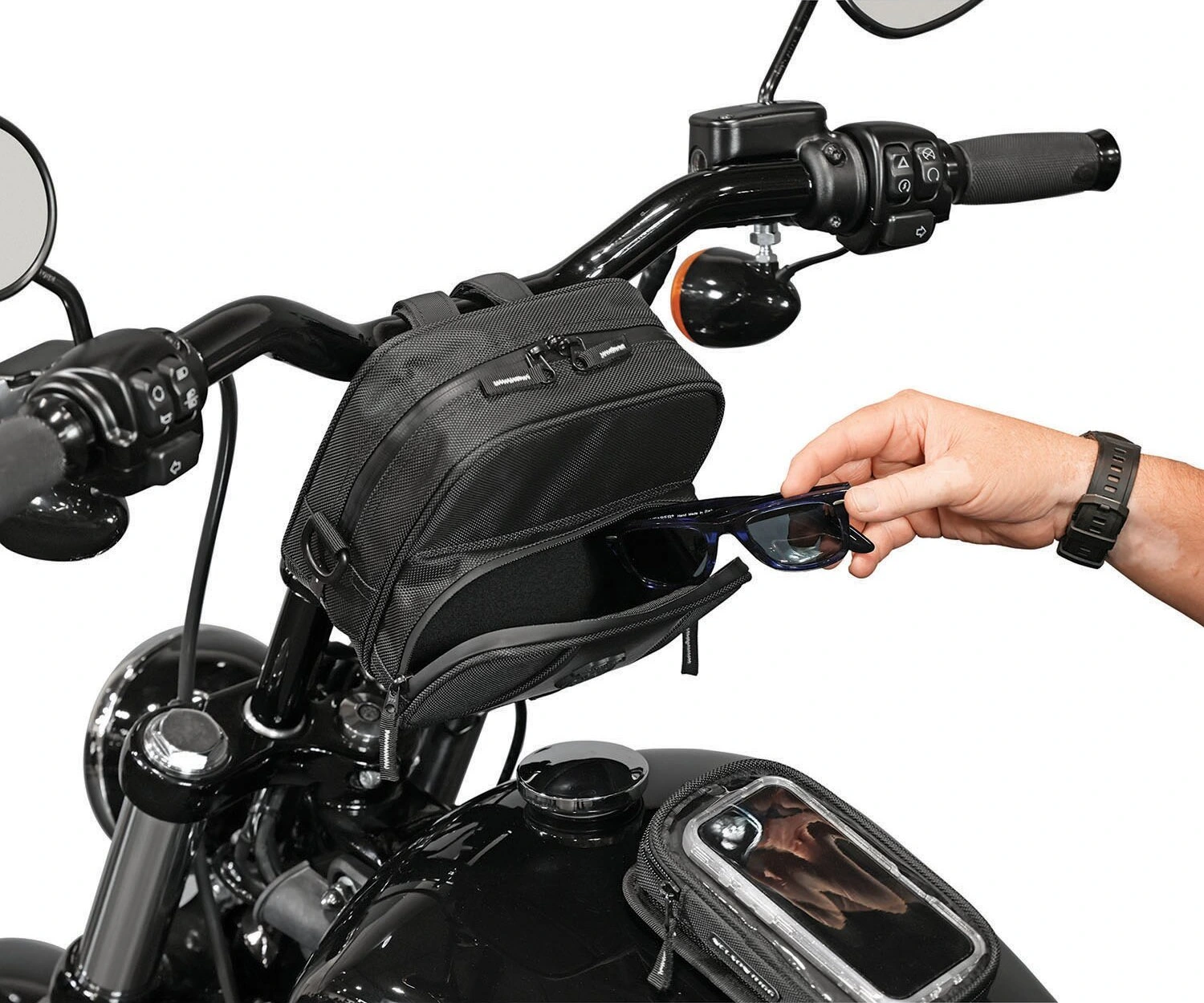Nelson-Rigg, Route 1 Highway handlebar bag. Black