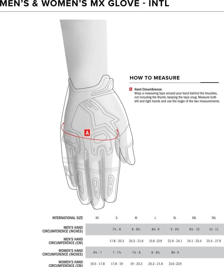 GLOVE RADAR BLUE/WHITE L
