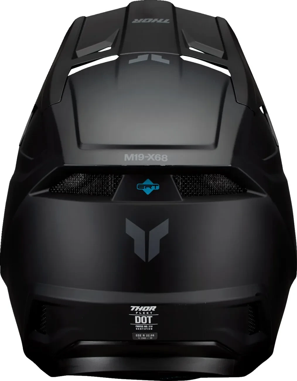 HELMET FLEET YOUTH BLACKOUT S