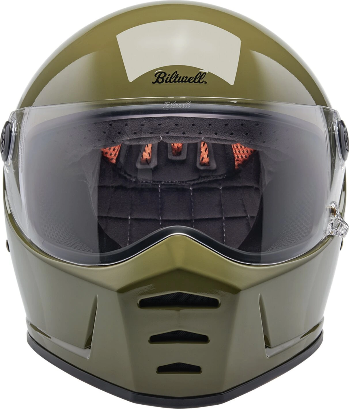 Biltwell Lane Splitter helmet, olive, Green, S, Gloss