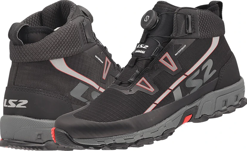 LS2 Trekker Man Waterproof Boots - Black, 46
