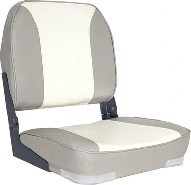 OS DELUXE FOLD DOWN SEAT UPHOLSTERED GREY/WHITE