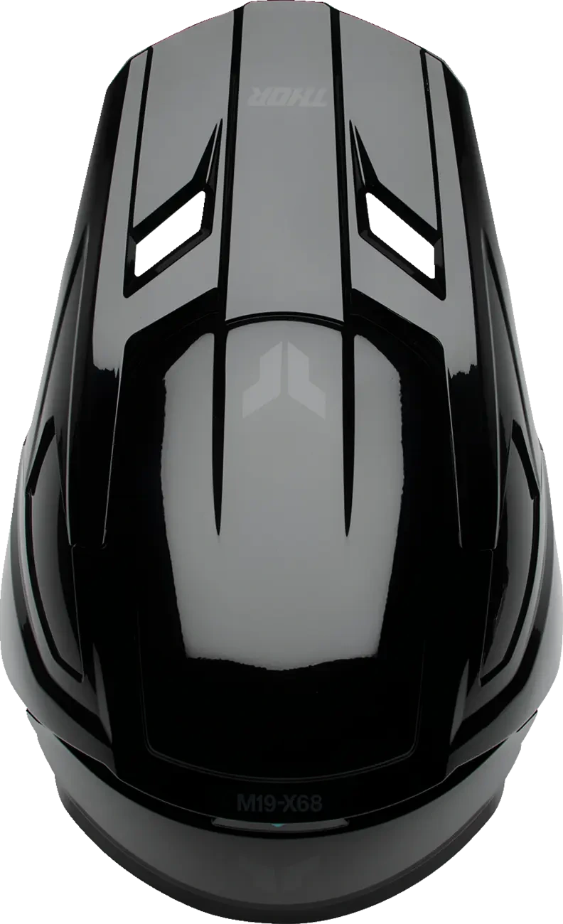 HELMET FLEET YOUTH BLACKOUT GLOSS S