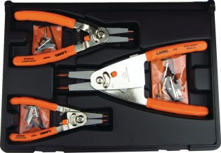 Lang Tools, 'quick switch' fiksavimo žiedų replės. 3 dalių rinkinys