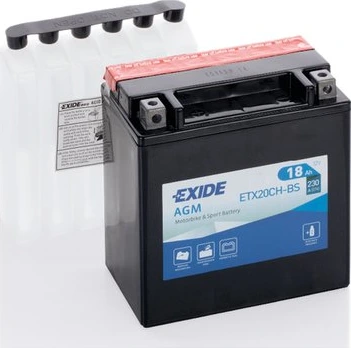 Exide akumuliatorius ETX20CH-BS