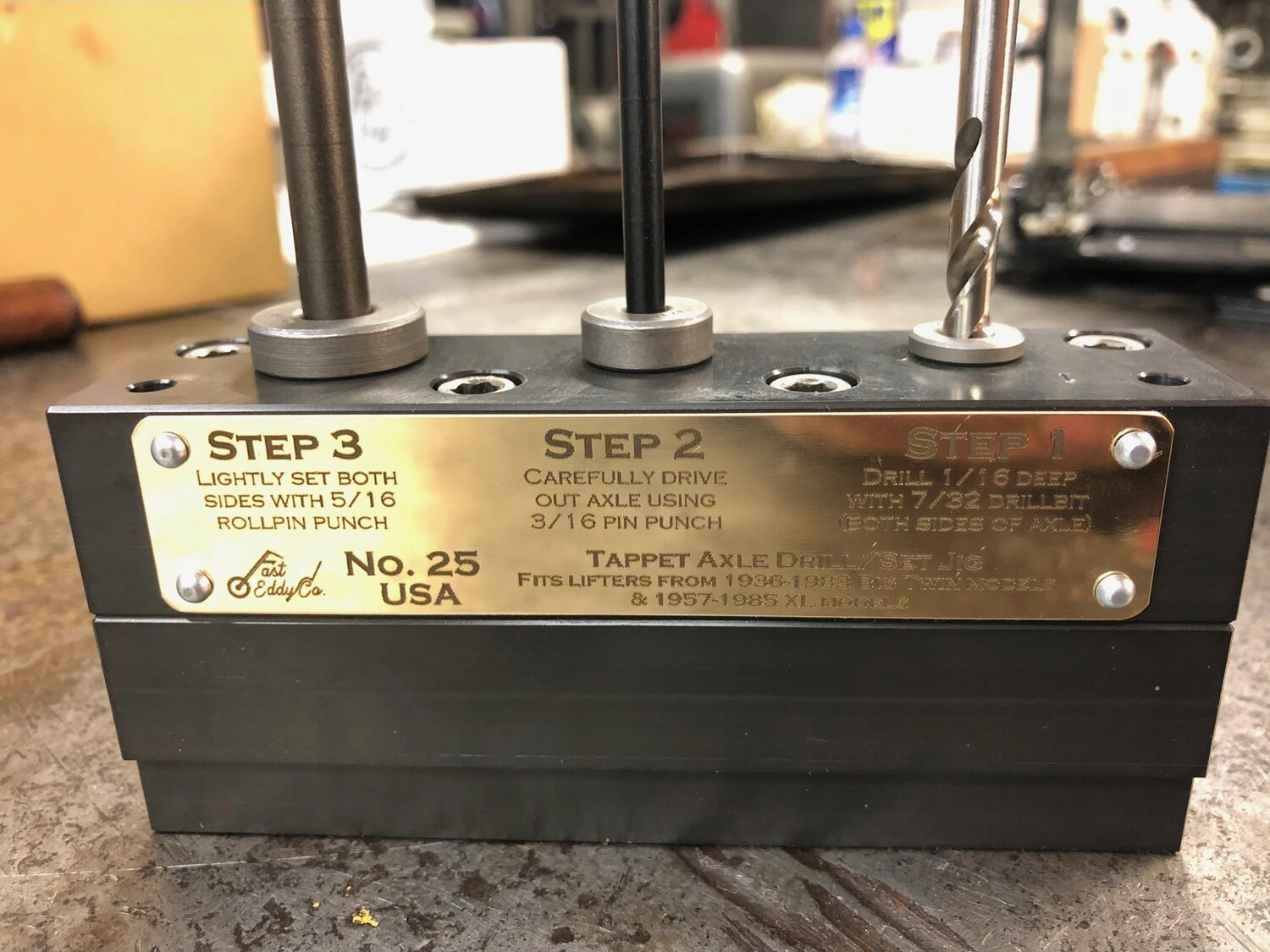 Fast Eddy, tappet roller rebuild tool
