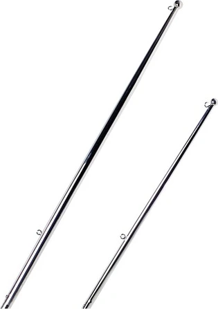 Flagpole w/end ball - 900 mm.