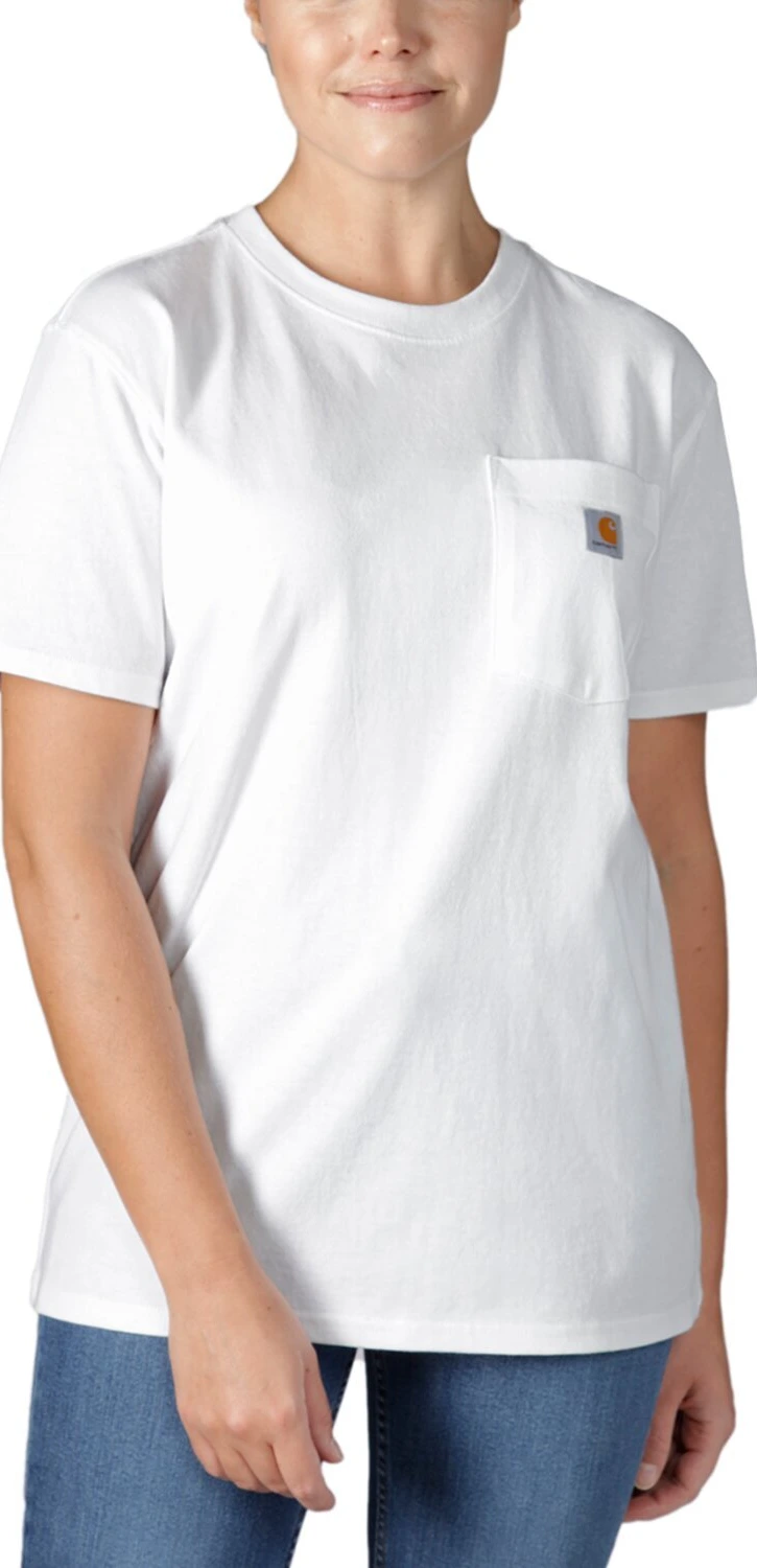 Carhartt Pocket women t-shirt white, S