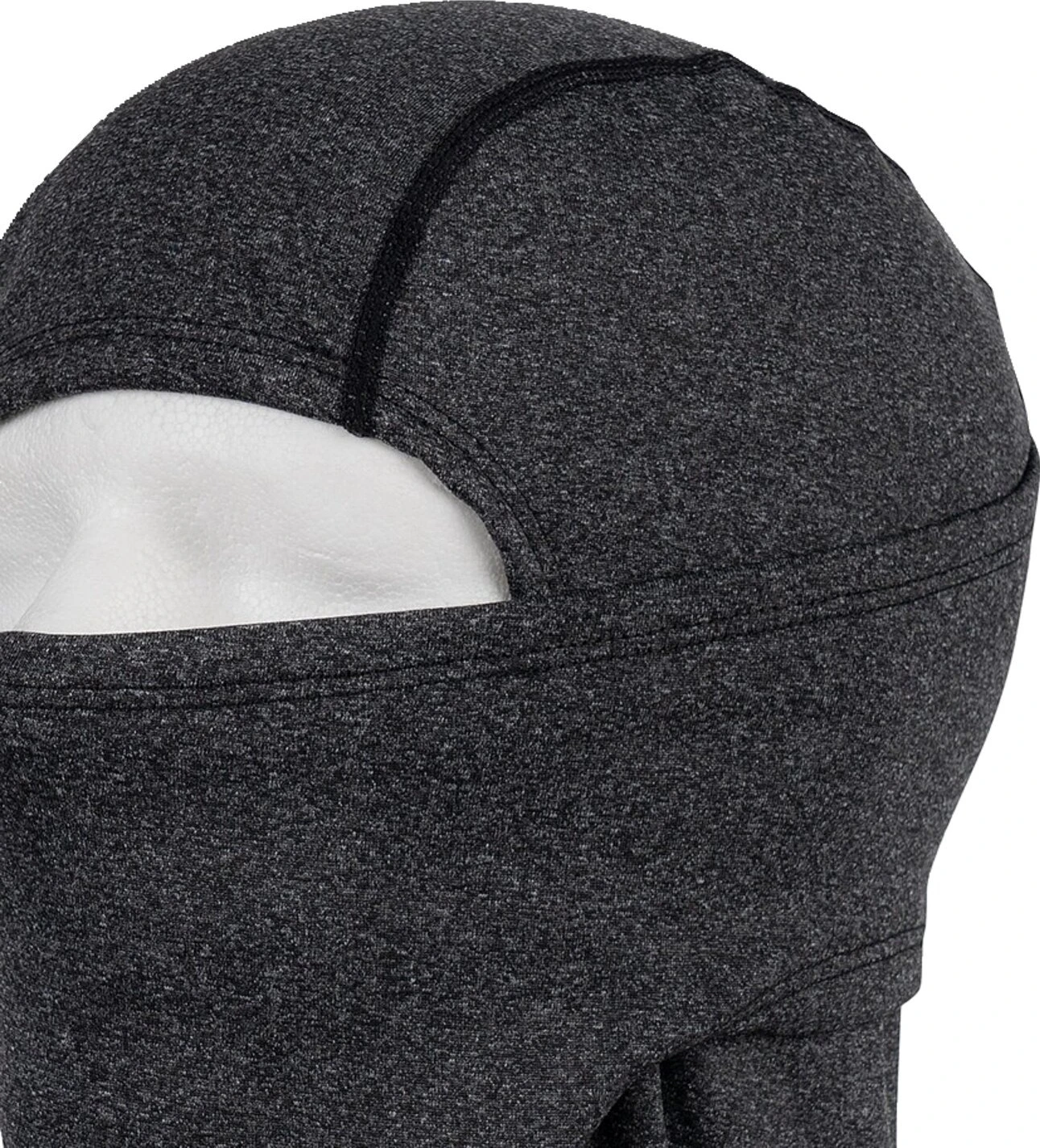 Army Surplus Balaclava 1-hole stretch, tunnel melange, grey, One size fits most