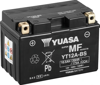 Yuasa BatteryYT12A(WC) užpildyta rūgštimi (6)
