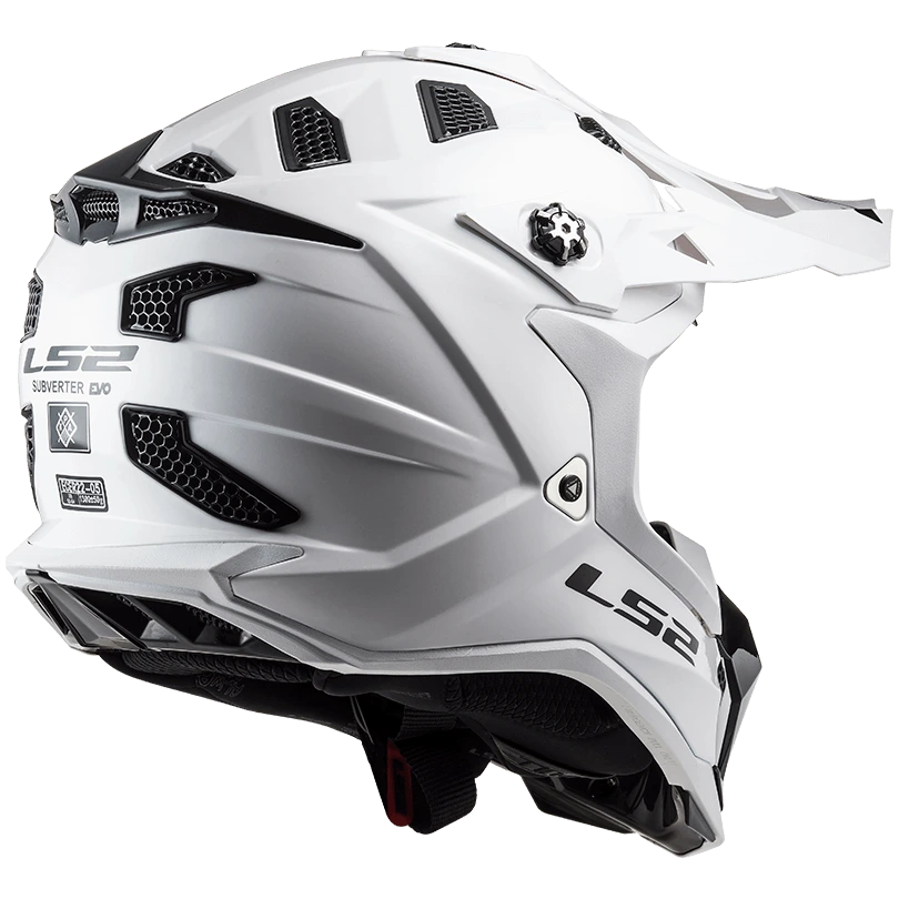 LS2 MX700 SUBVERTER II EVO SINGLE MONO helmet - S, Gloss White