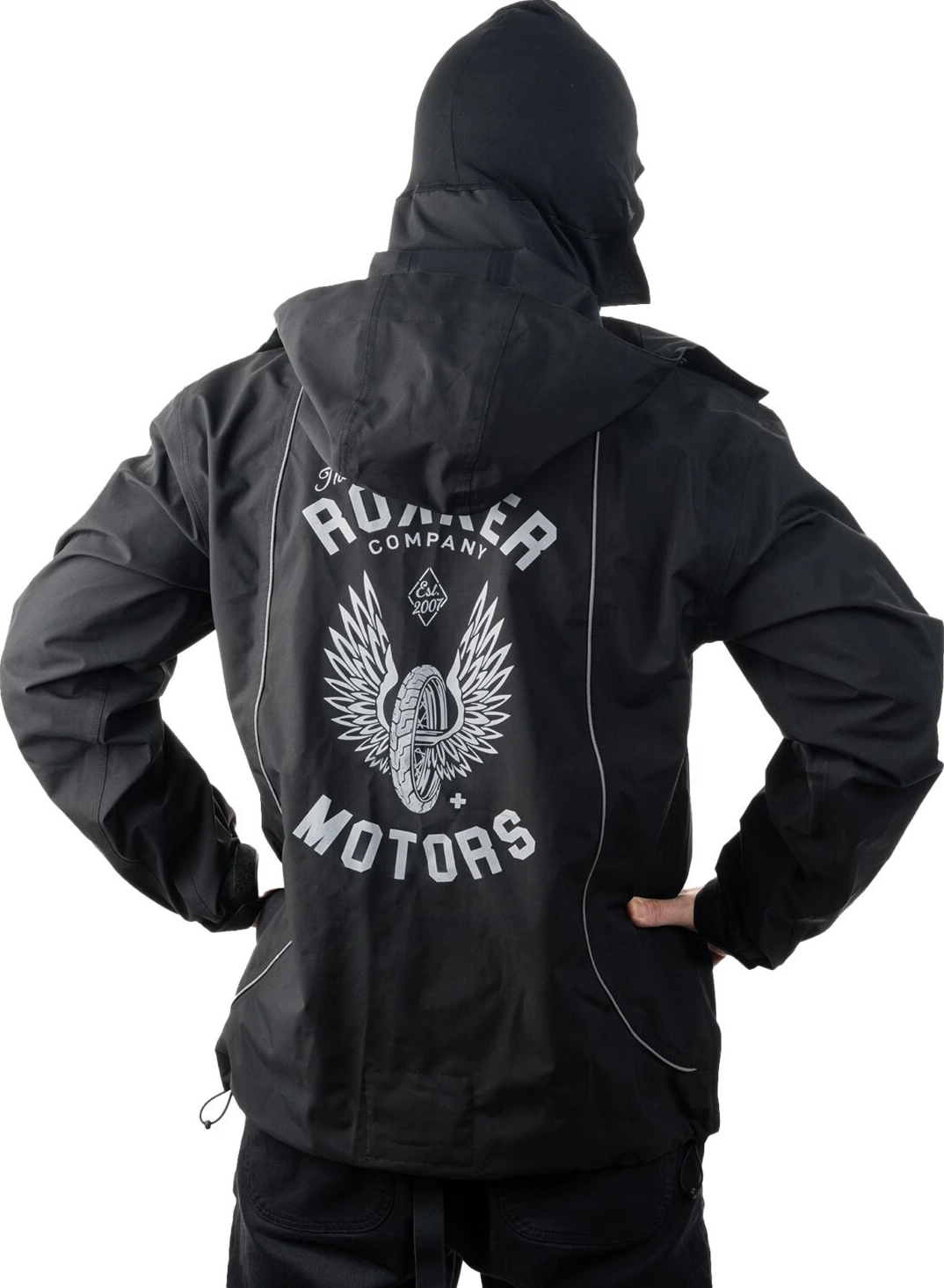 Rokker TRC rainset, classic Black, Black, M