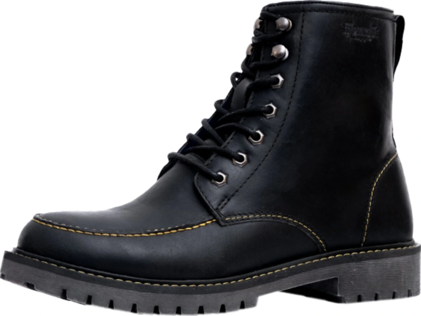 Trip Machine Moc-toe boots, Black, 42