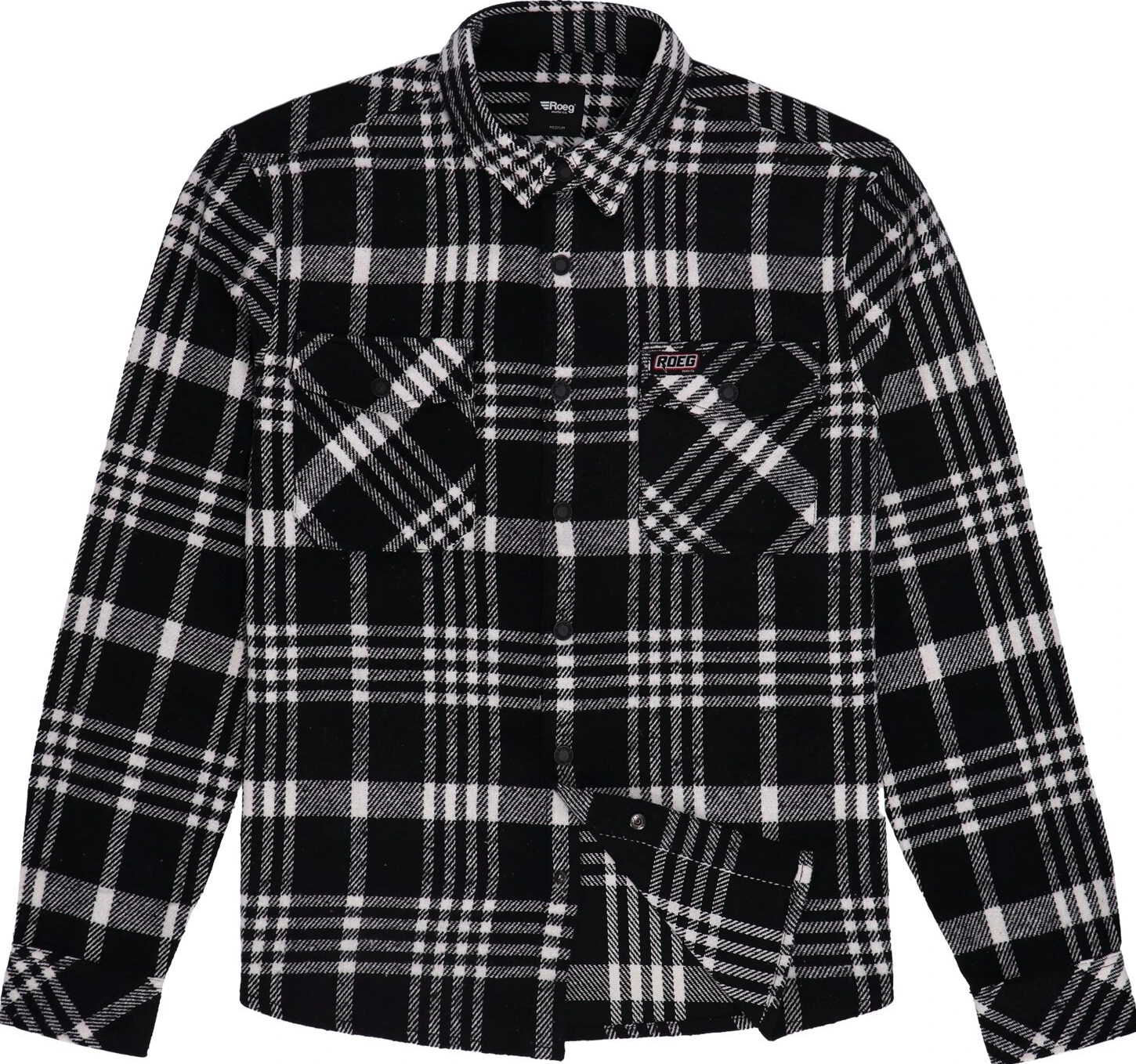 Roeg Blaze Flannel shirt, Black, S