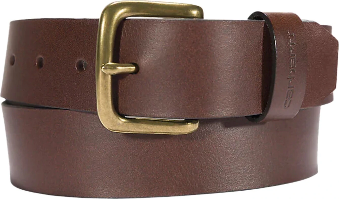 Carhartt Leather classic buckle belt, dark brown, 42 inch