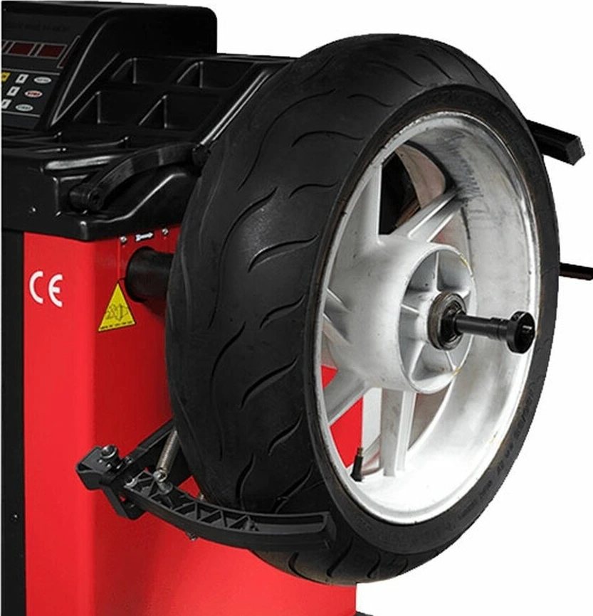 Wheel balancer adapter for motorcycles M36 / M40 with 3 shafts