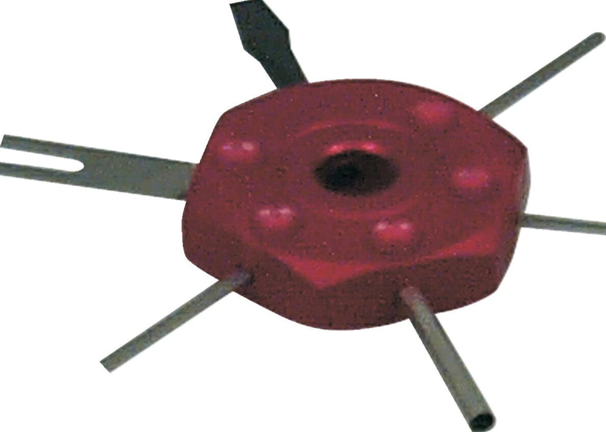 Lisle, 6-1 star receptacle extractor