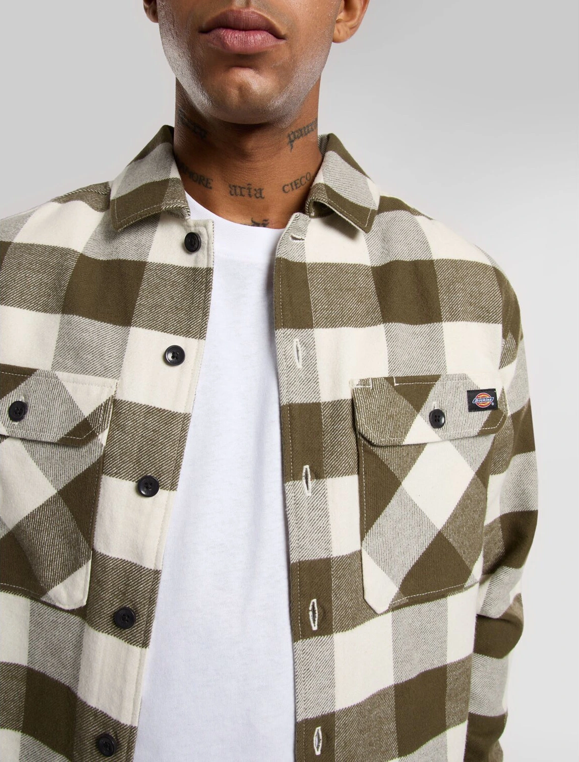 Dickies Sacramento shirt egret, Beige, 2XL