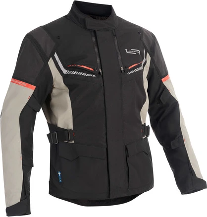 Lindstrands textile jacket Sylarna Black/light grey, 58