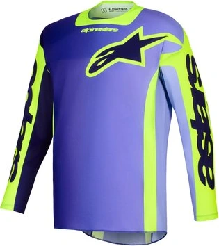 Alpinestars Jersey Racer Portl Purple/Fluo Yellow, M